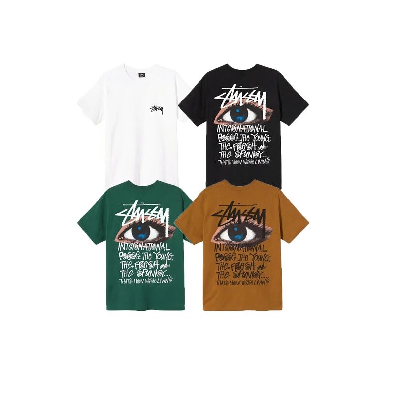 Stussy Toucan Graphic T-Shirt Light Gray T-Shirt - 20