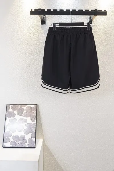 Chrome Hearts Scroll Logo Basketball Shorts Black - 5