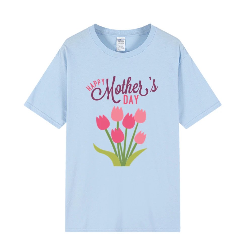 Gildan T-Shirts Mother's Day Tulip Graphic image 4