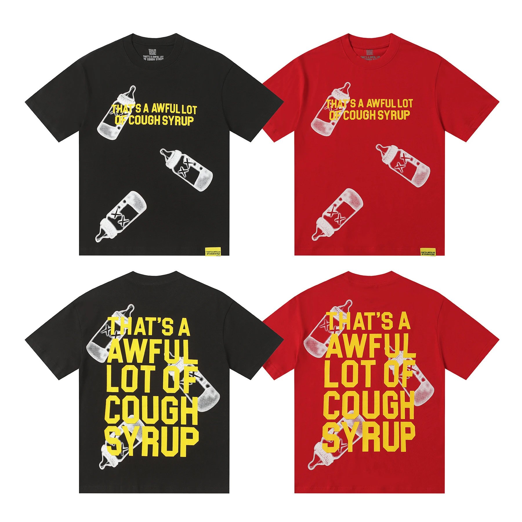 Cough Syrup x MLB Los Angeles Dodgers '04' Black T-Shirt - 26