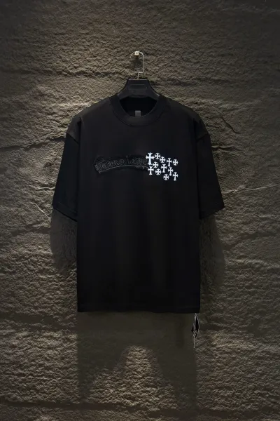 Chrome Hearts Cross Embroidery White T-Shirt - 13