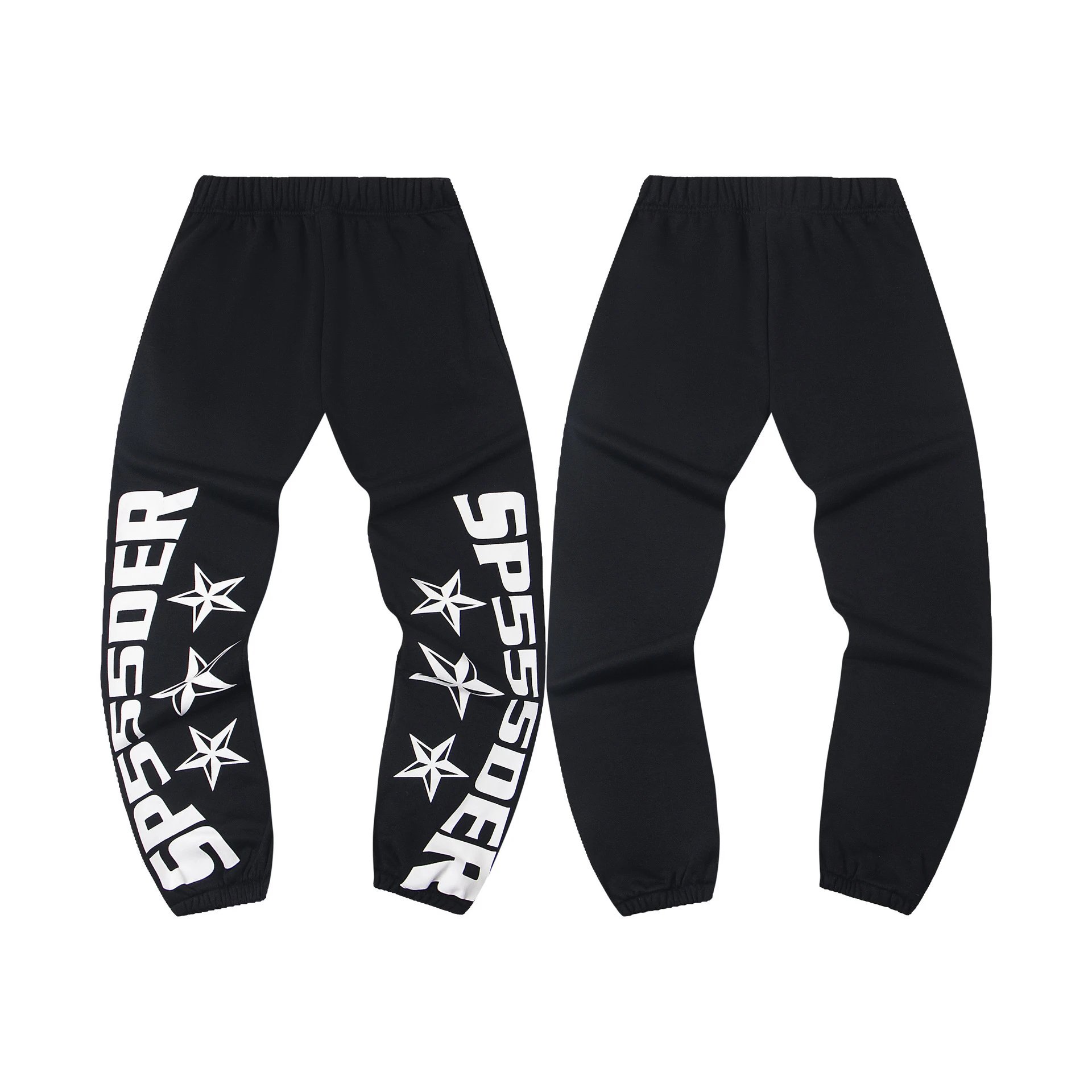 Sp5der Trousers Star Graphic Logo-Print Joggers image 4