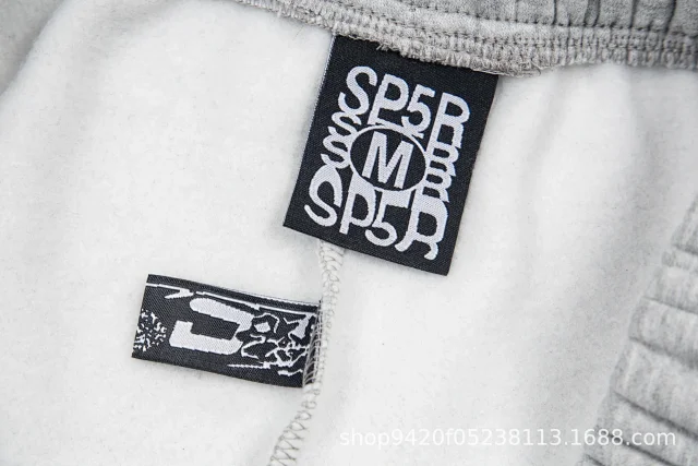 Sp5der Trousers Star Graphic Logo-Print Joggers product detail image 7