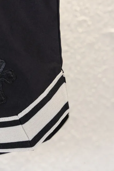 Chrome Hearts Scroll Logo Basketball Shorts Black - 12