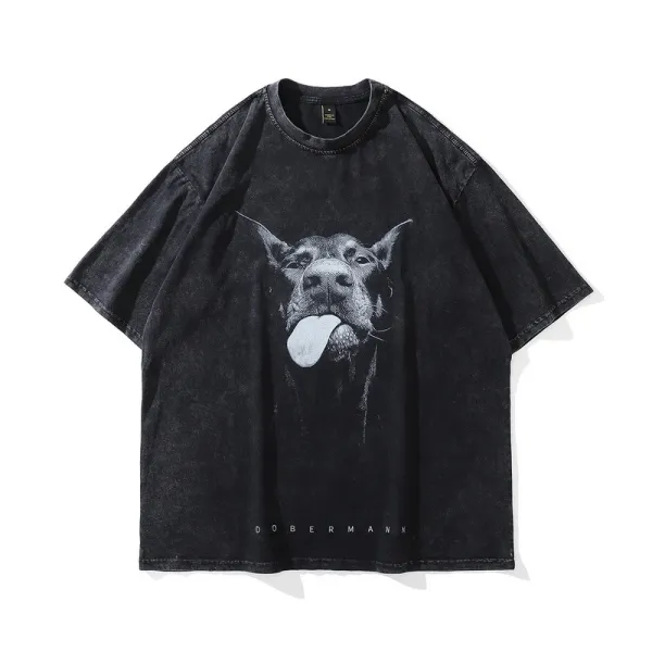 Cactus Jack Breezy Chris Brown Graphic Washed Black T-Shirt - 5