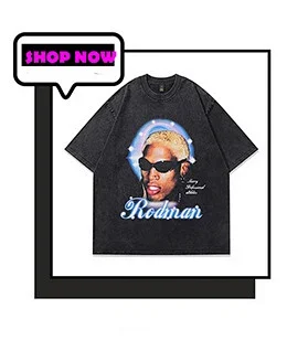 Unbranded T-Shirts Oversized Portrait Graphic Print product detail image 3