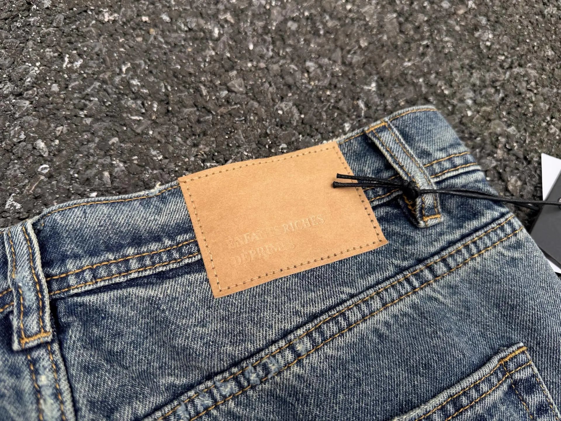 Denim Tears Patchwork Distressed Straight-Leg Jeans - 21