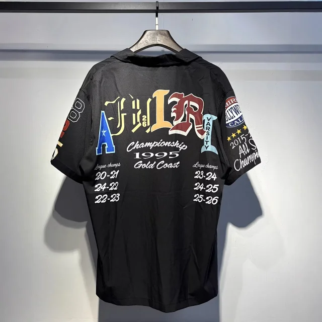 AMIRI Shorts Varsity Graphic Print product detail image 7