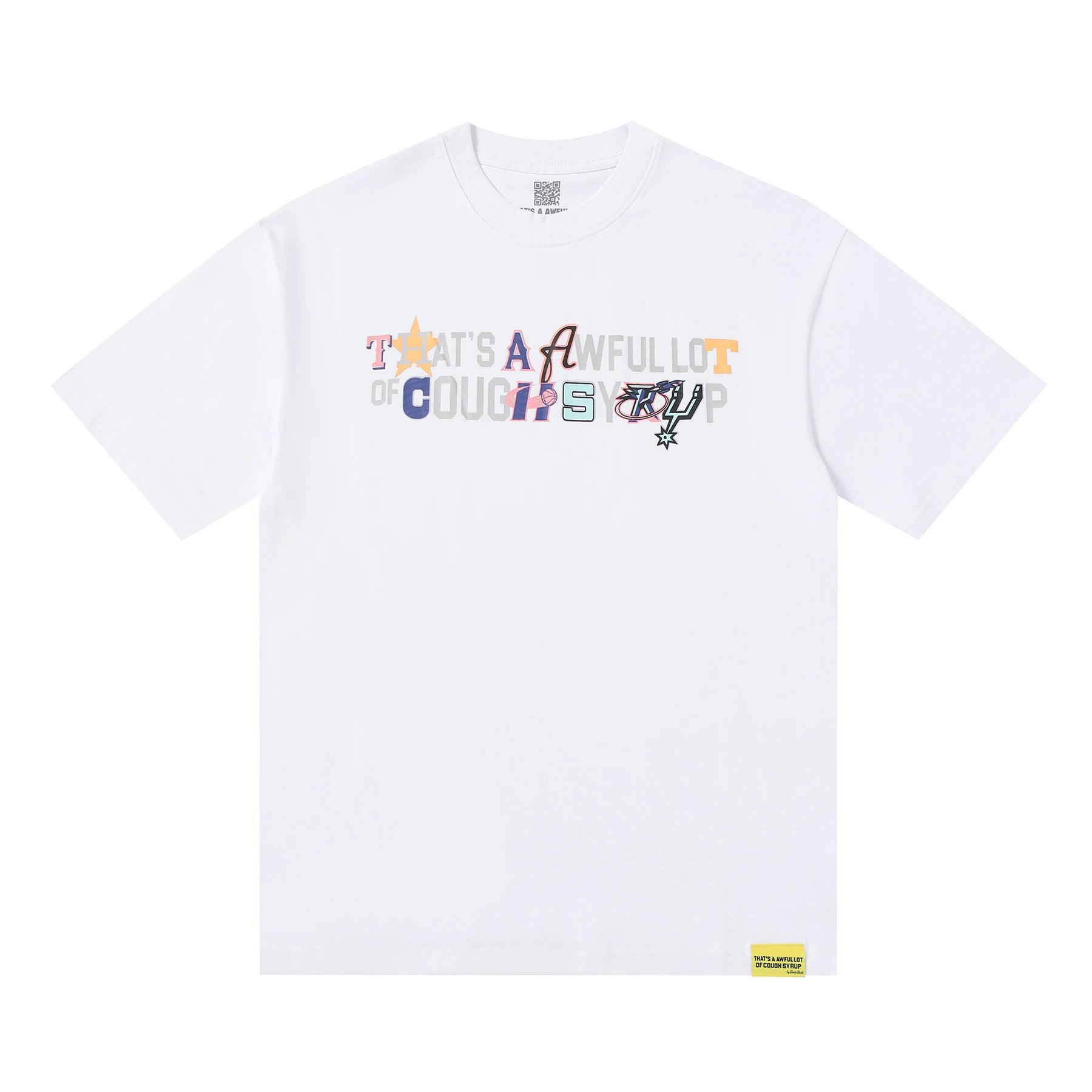 Cough Syrup x MLB Los Angeles Dodgers '04' Black T-Shirt - 24