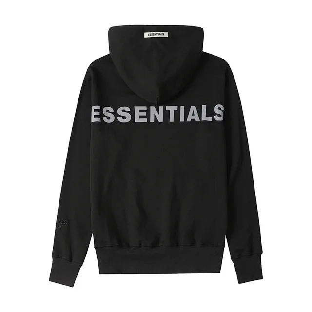 ESSENTIALS Hoodies & Sweatshirts Reflective Logo Pullover Hoodie product detail image 6