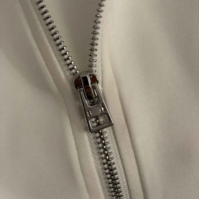 Unbranded Tracksuits Short-Sleeve Hooded Zip Jacket and Wide-Leg Trousers Set with Red Heart Embroidery product detail image 7