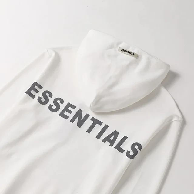 ESSENTIALS Hoodies & Sweatshirts Reflective Logo Pullover Hoodie product detail image 26