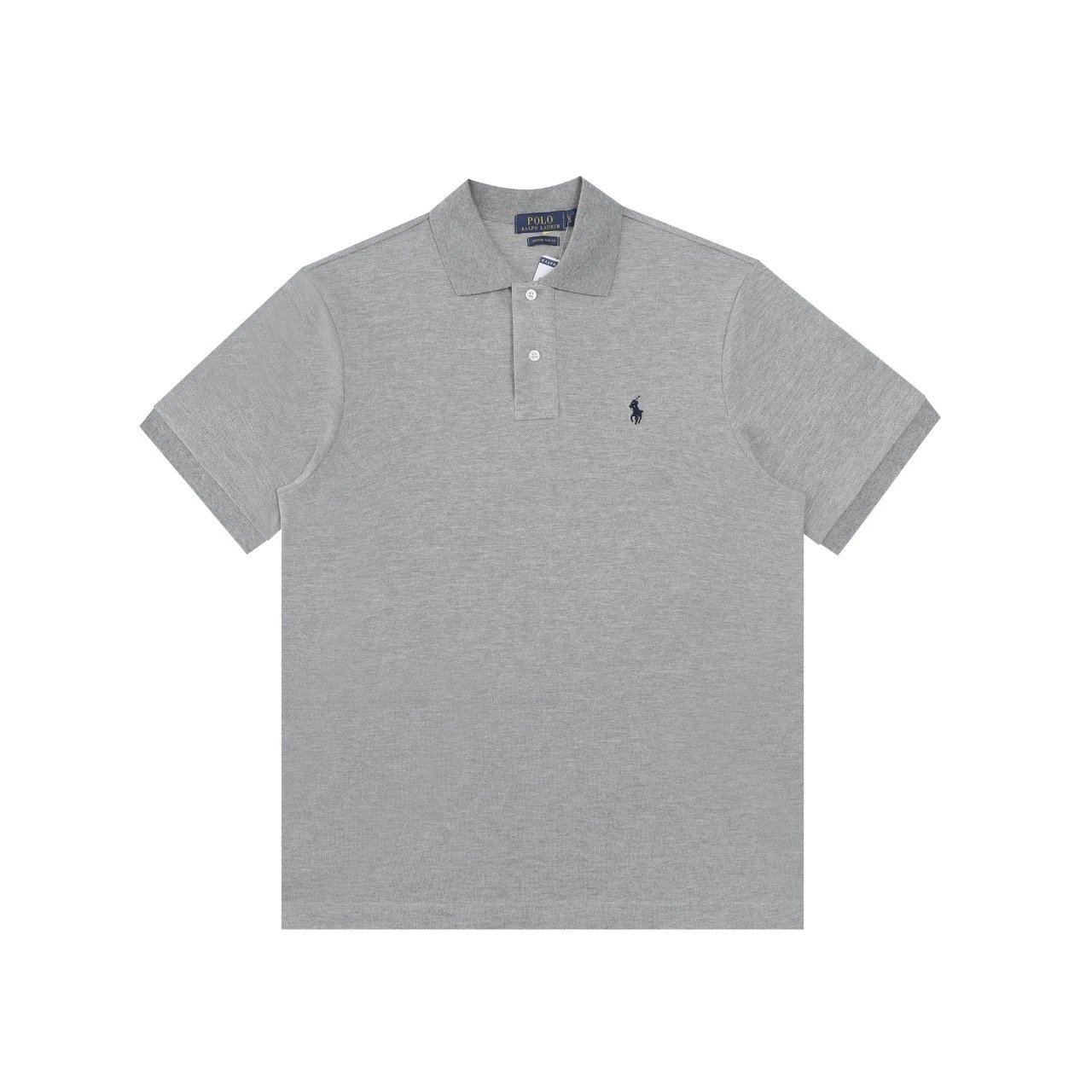 Polo Ralph Lauren Shirts Short-Sleeve Embroidered Pony Shirt — gray