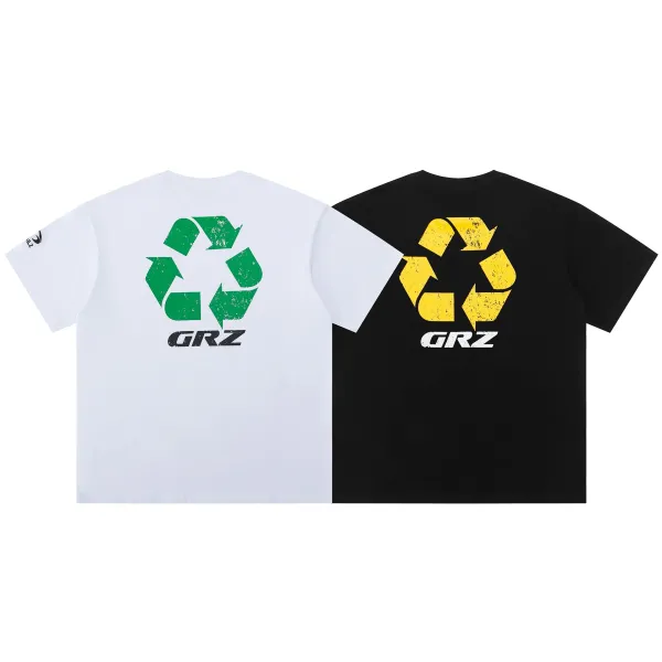 GRA Collage Print White T-Shirt - 7