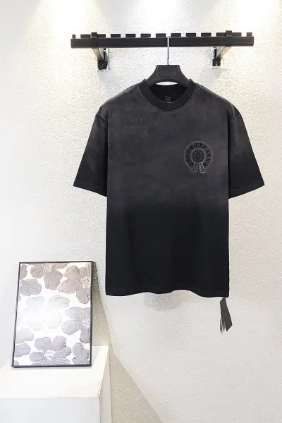 Chrome Hearts Cross Logo Washed Black T-Shirt - 4