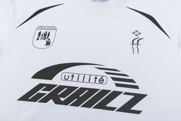 GRA Collage Print White T-Shirt - 23