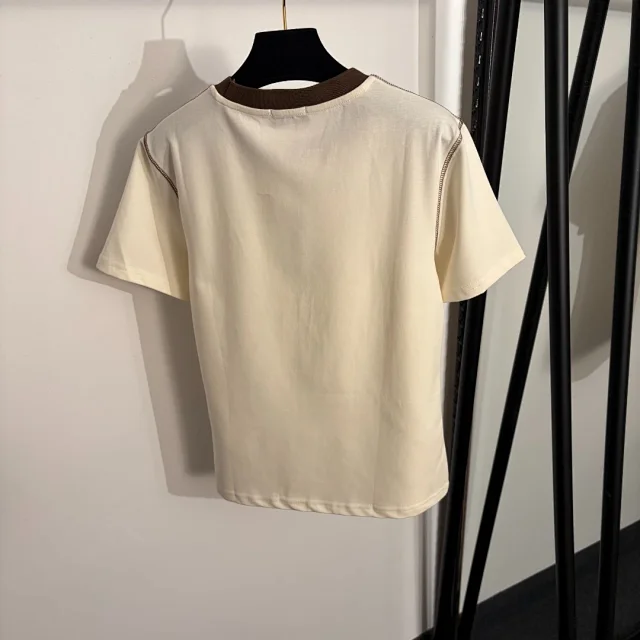 Unbranded Matching Sets Short-Sleeve T-Shirt and Drawstring Trousers Set with Cross Appliqué product detail image 4