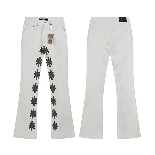 Unbranded Jeans Flared with floral appliqué product detail image 12