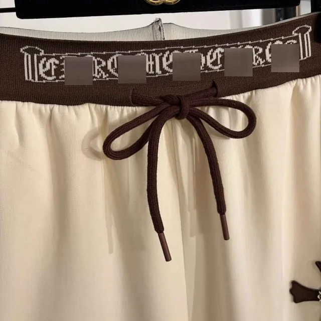 Unbranded Matching Sets Short-Sleeve T-Shirt and Drawstring Trousers Set with Cross Appliqué product detail image 8