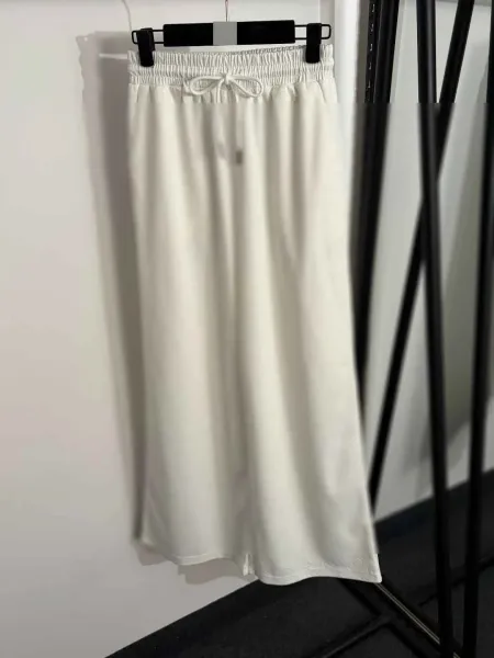 Design Polo Shirt and Drawstring Pants Set Beige Casual Set - 7