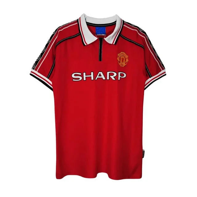 Manchester United Football Jerseys 1998–99 Home Retro product detail image 4