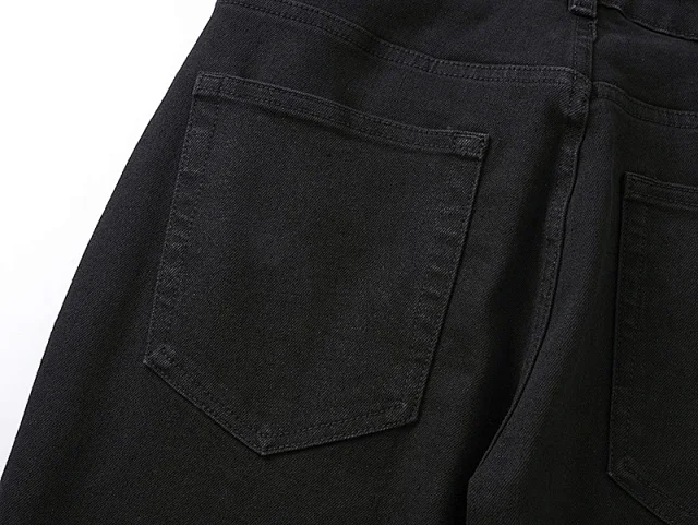 Unbranded Jeans Flared with floral appliqué product detail image 22
