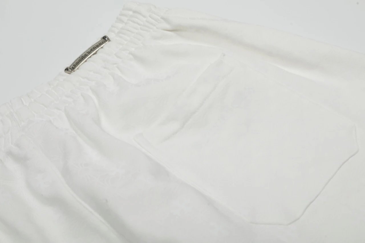 Chrome Hearts Logo Print White Shorts - 19