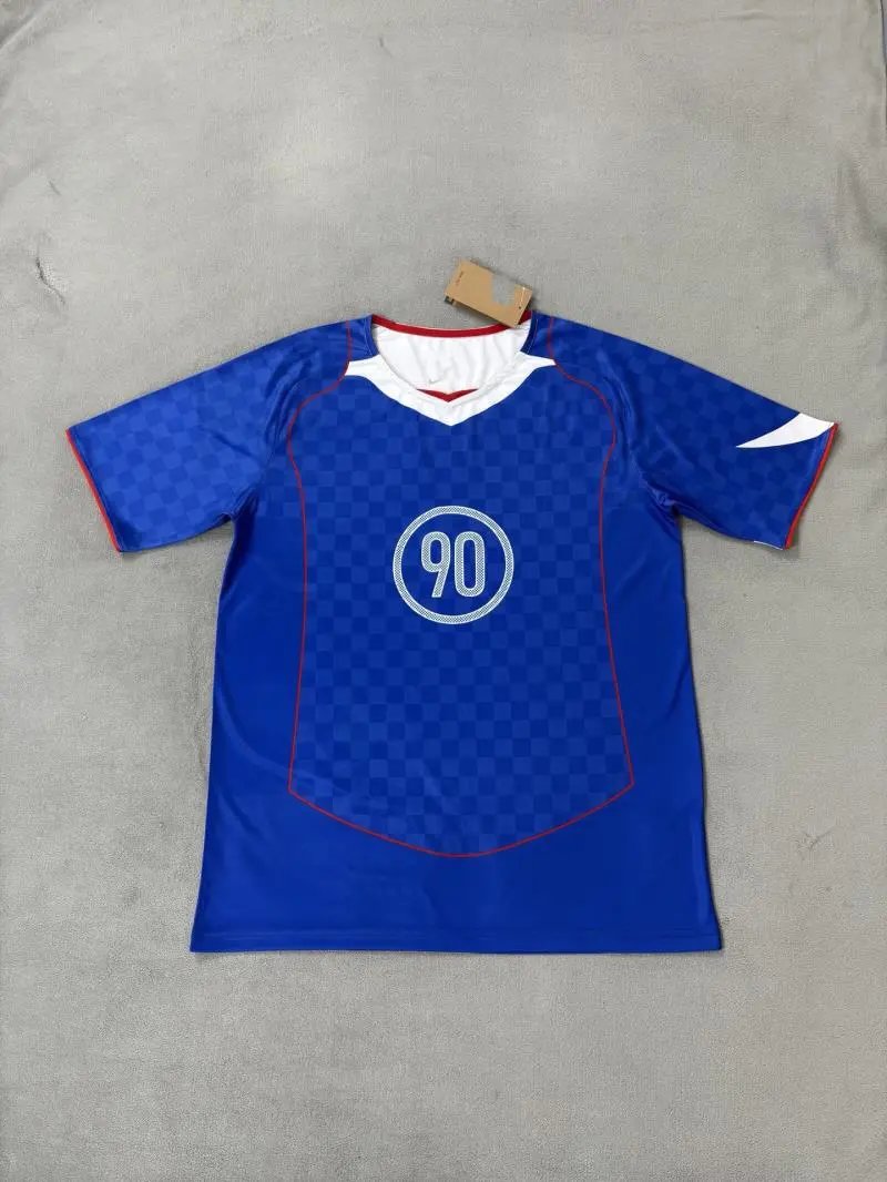 25-26新款T90.彩蓝方格配白红