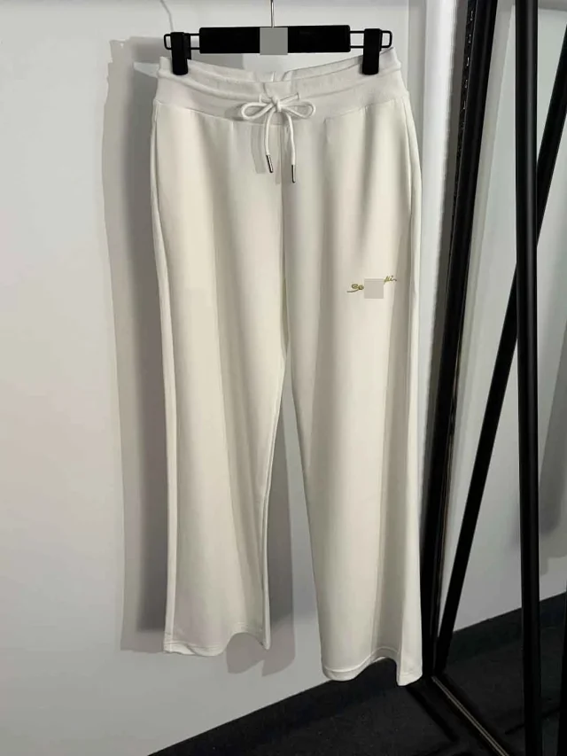 Unbranded Matching Sets Short-Sleeve Hooded Zip-Up Top and Drawstring Wide-Leg Trousers Set product detail image 5
