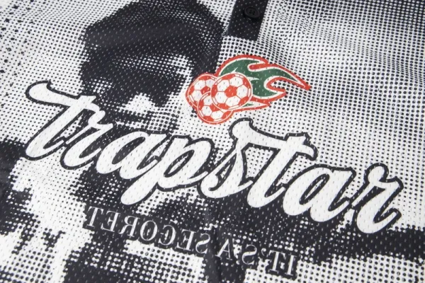 Trapstar Graphic Print Long-Sleeve Jersey in Blue Multicolor - 16