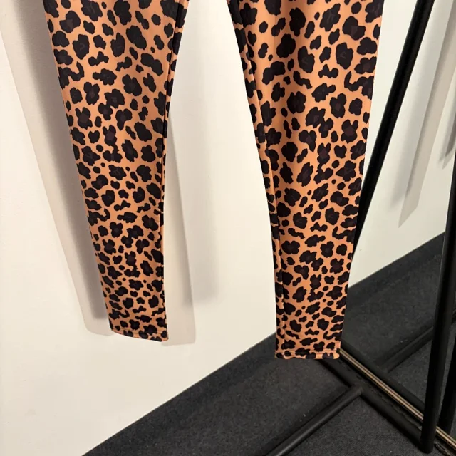 Versace Jeans Couture Trousers Slim-Fit Baroque and Leopard Print Leggings product detail image 5