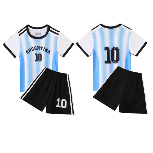 Inter Miami CF Messi #10 Pink Away Kit Jersey and Shorts Set - 5