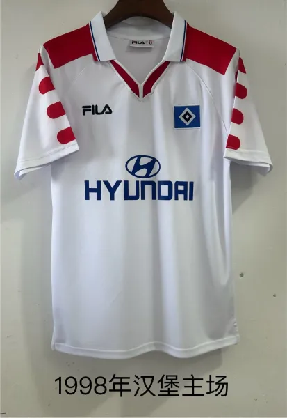 Design 1. FC Kaiserslautern 1992 Home Jersey Red White Black Purple Jersey - 11