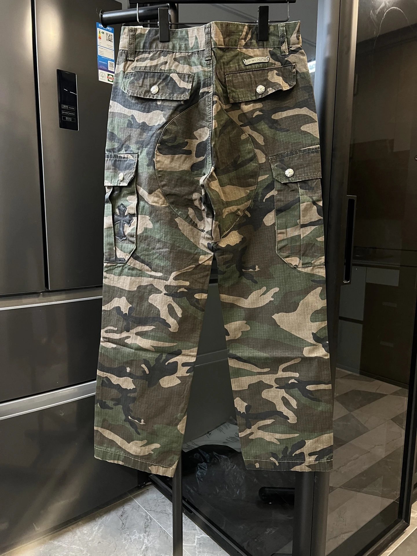 Design Camouflage Cargo Pants Multicolor Pants - 5