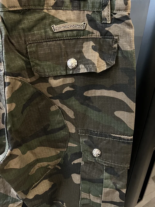 Chrome Hearts Trousers Camouflage multi-pocket cargo product detail image 10