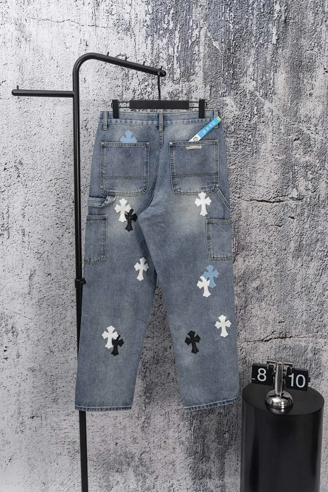 Unbranded Jeans Cross Patchwork Cargo product detail image 44