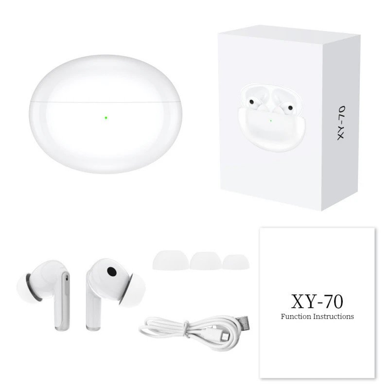 Design XY-70 True Wireless Earbuds White Tws Earbuds