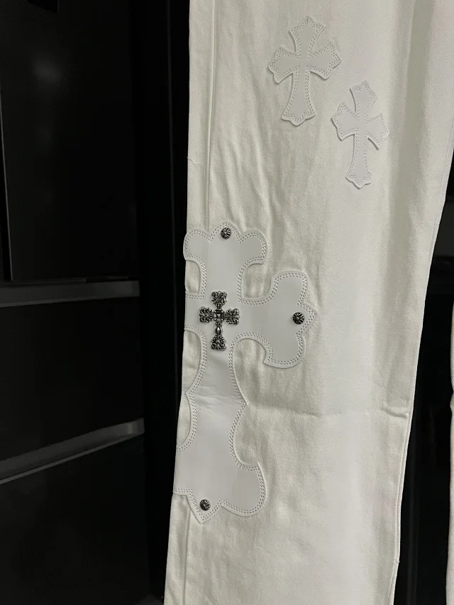 Unbranded Jeans Straight-Leg with Cross Appliqué product detail image 9