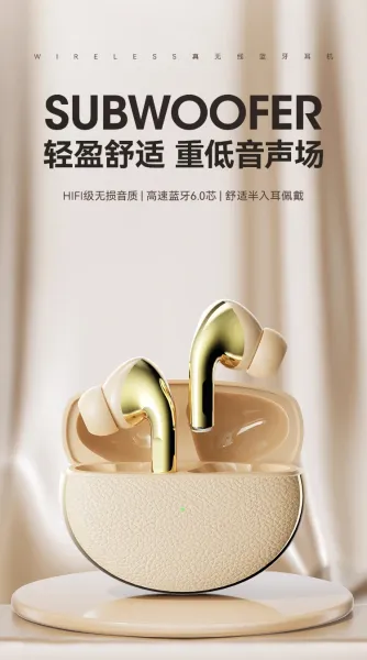 Apple AirPods Pro 2 with Leather Case White TWS Earbuds - 5