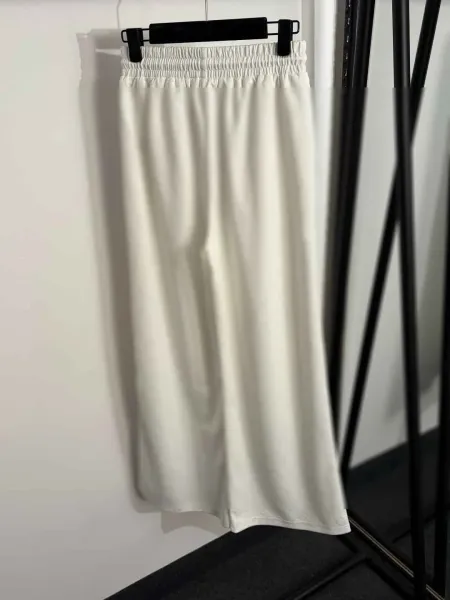 Design Polo Shirt and Drawstring Pants Set Beige Casual Set - 8