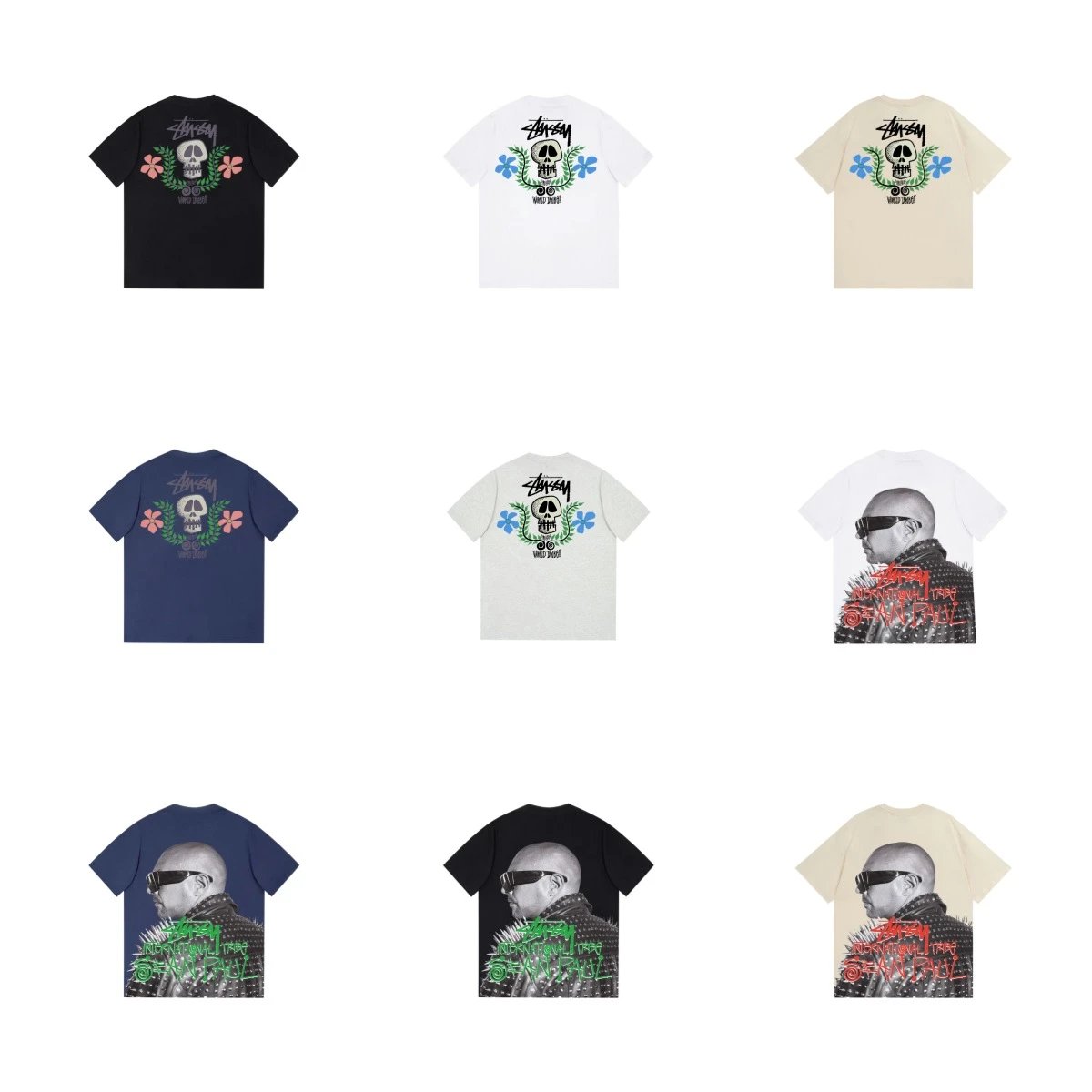 Stussy Skull Floral 