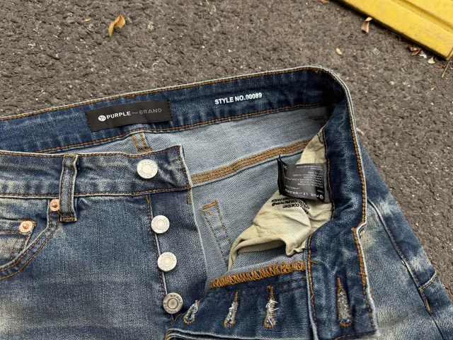 Purple Brand Jeans Distressed Flared product detail image 13
