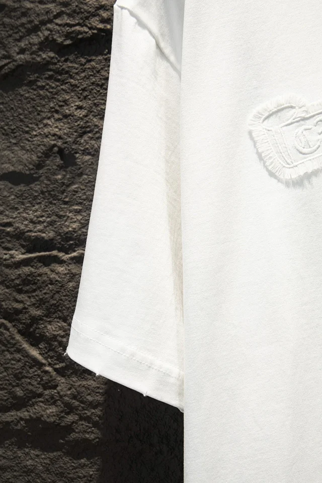 Chrome Hearts T-Shirts Embroidered Cross Motif Short-Sleeve T-Shirt product detail image 7
