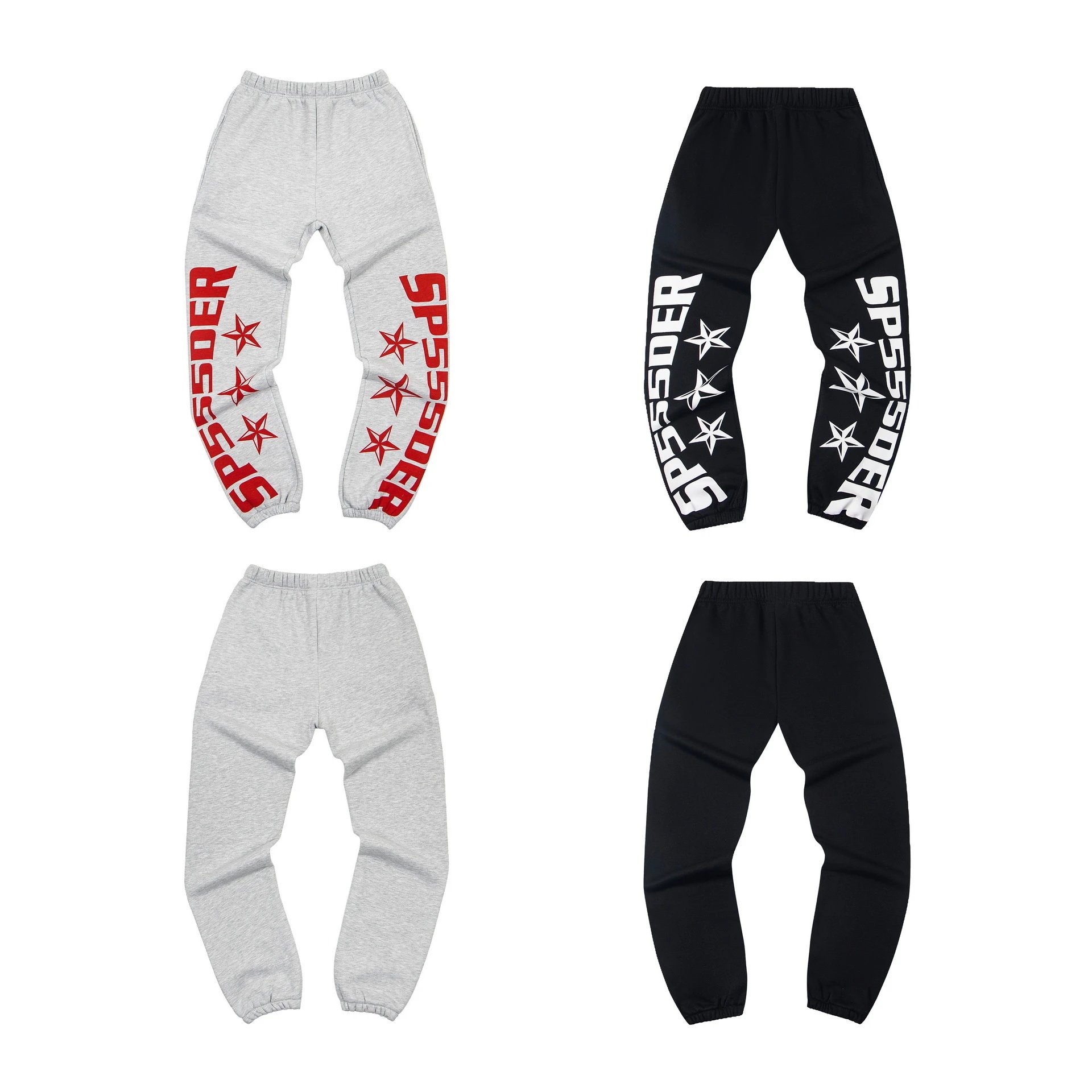 Sp5der Trousers Star Graphic Logo-Print Joggers image 5