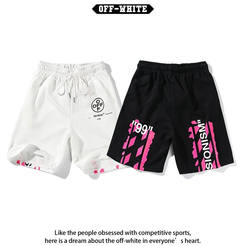 Off-White Shorts Drawstring graphic-print image 2