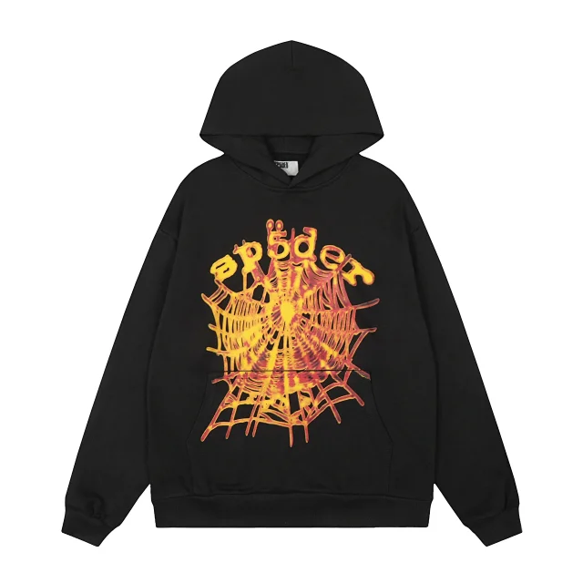 SP5DER Hoodies & Sweatshirts Graphic Pullover Hoodie product detail image 7