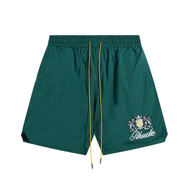 Rhude Shorts Crest Logo Drawstring product detail image 3