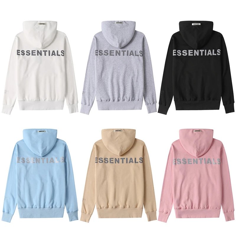 ESSENTIALS Hoodies & Sweatshirts Reflective Logo Pullover Hoodie image 2