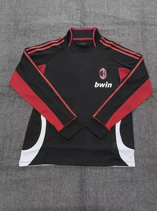 AC Milan Football Jerseys Retro long-sleeve training jersey product detail image 2