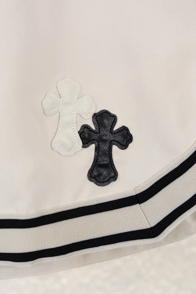 Chrome Hearts Shorts Logo Embroidered Drawstring with Cross Motif product detail image 20